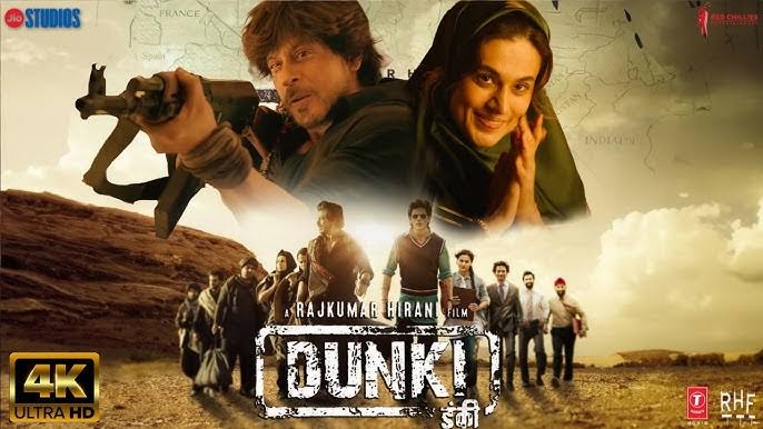 "Dunki movie poster"