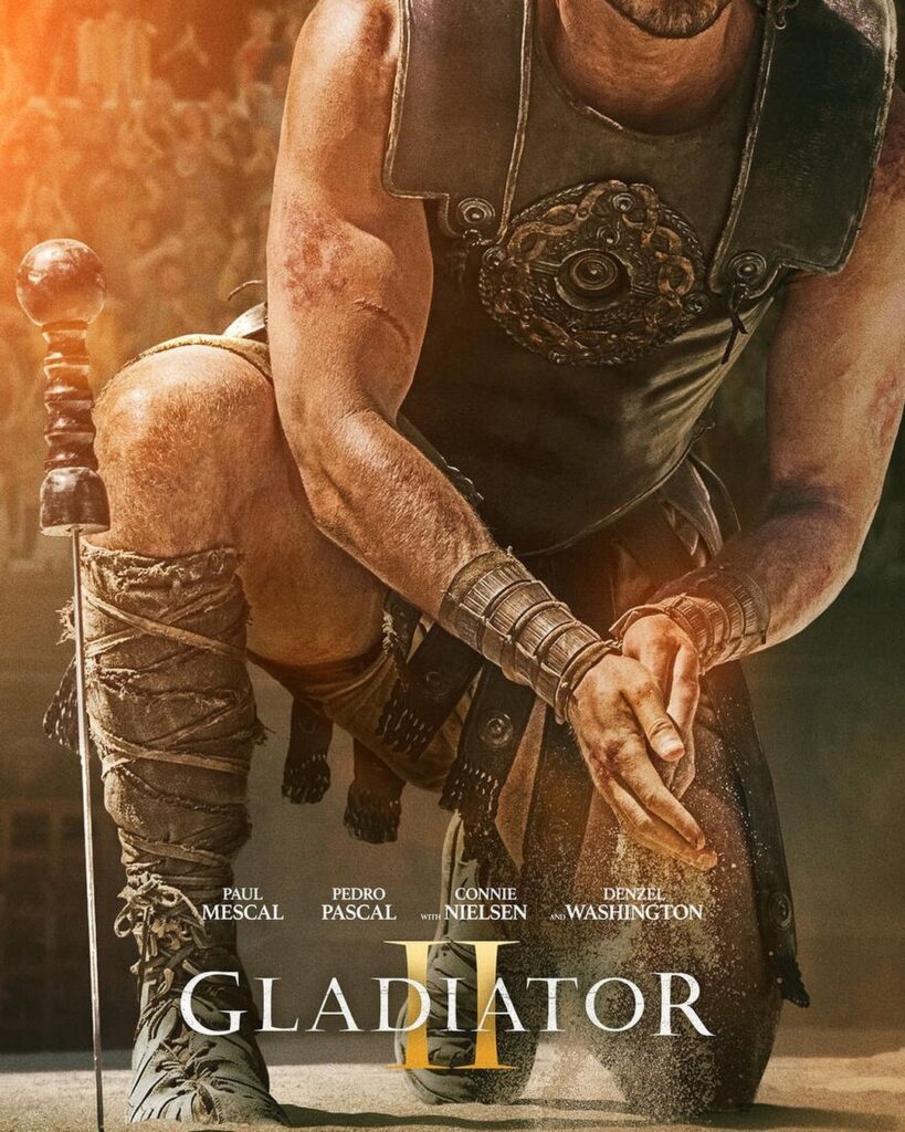 "Gladiator 2 movie poster"