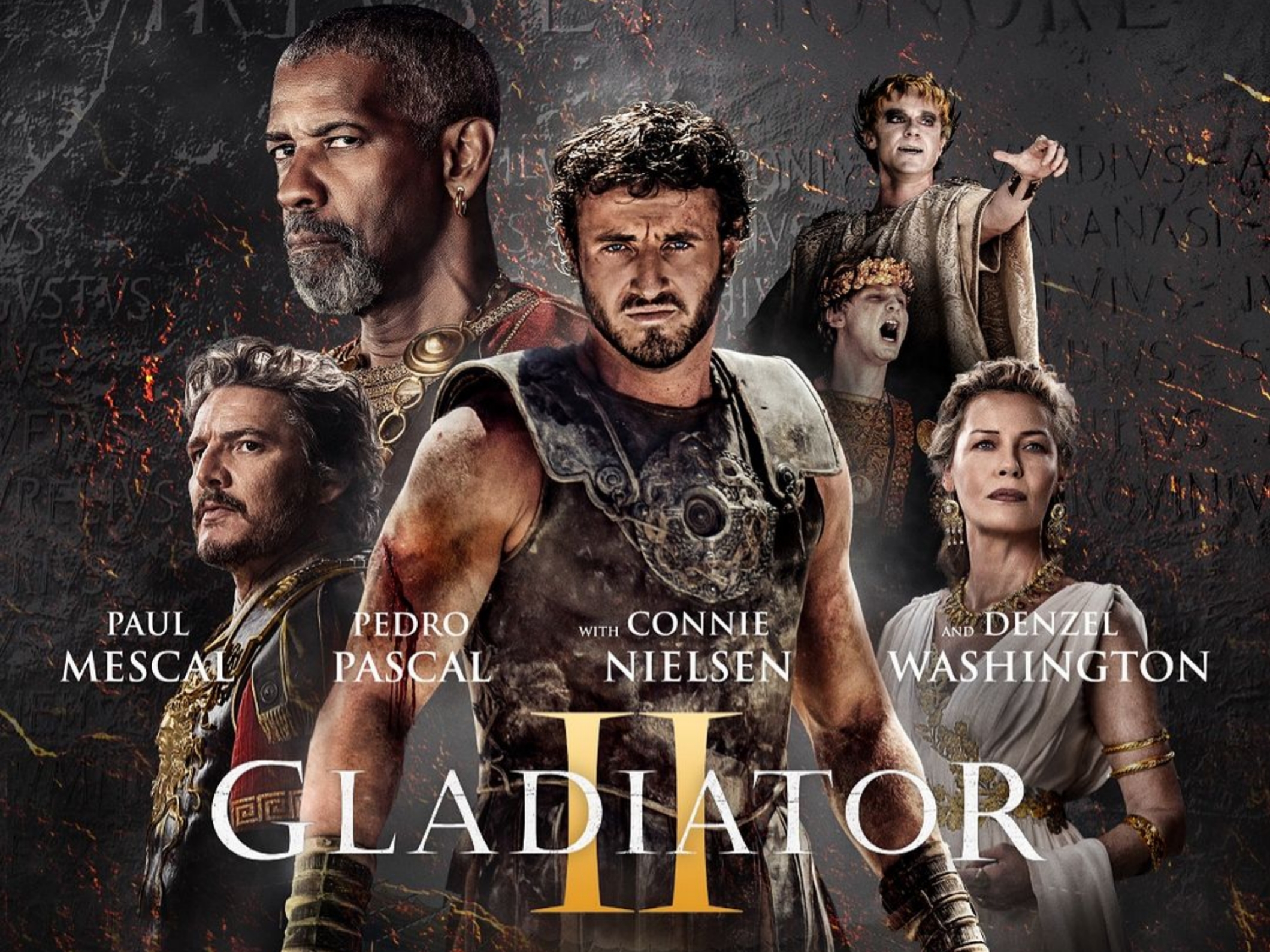 "Gladiator 2 movie poster"