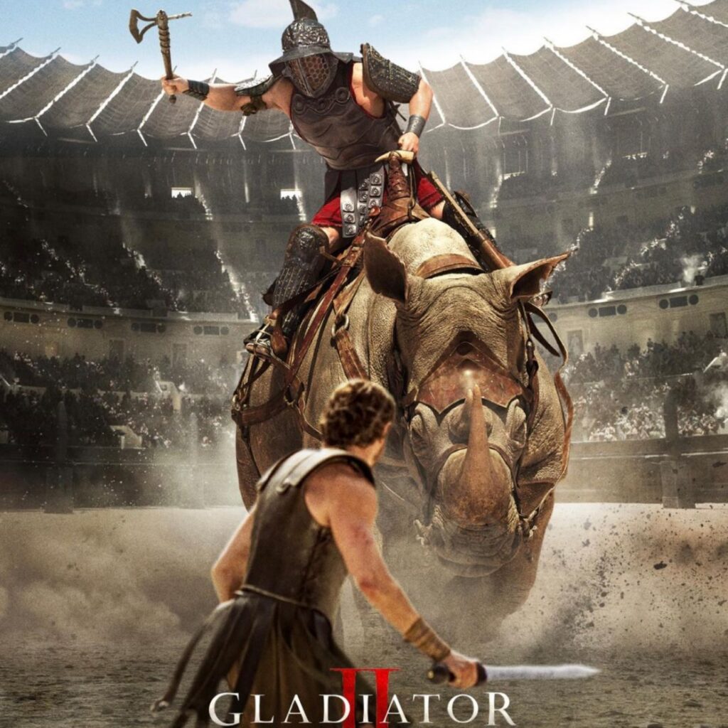 "Gladiator 2 movie poster"