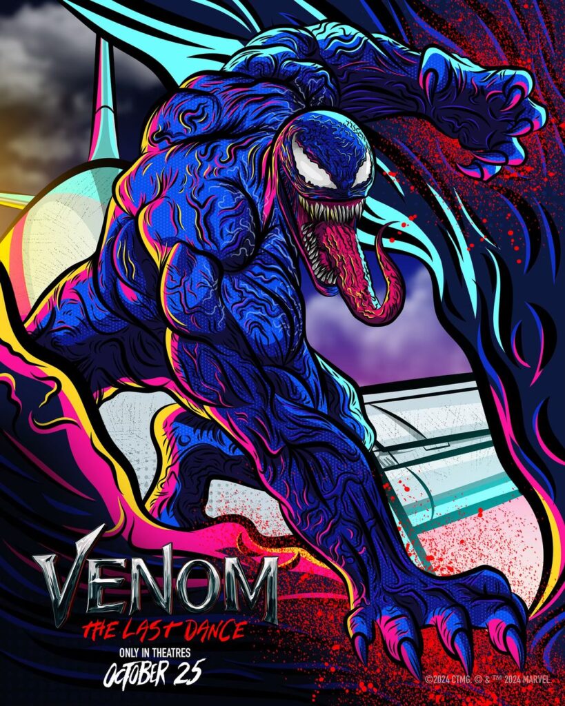 "Venom 3 movie poster "