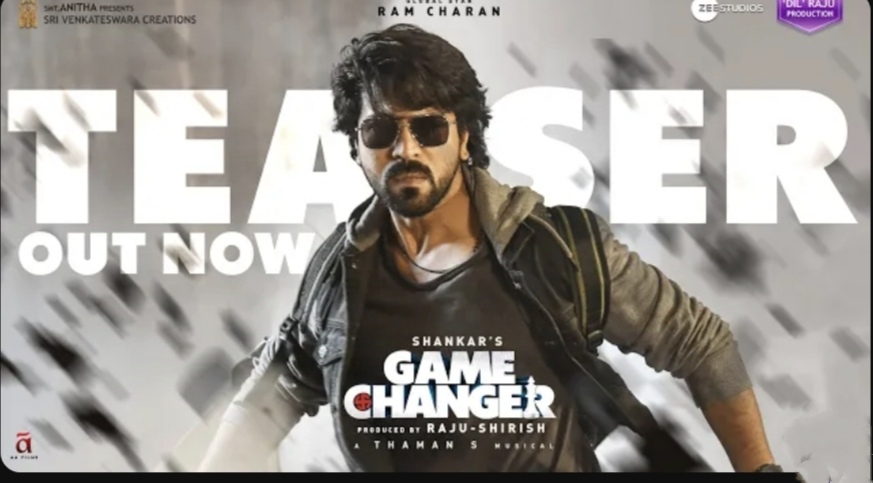 "Ram Charan in Game Changer."